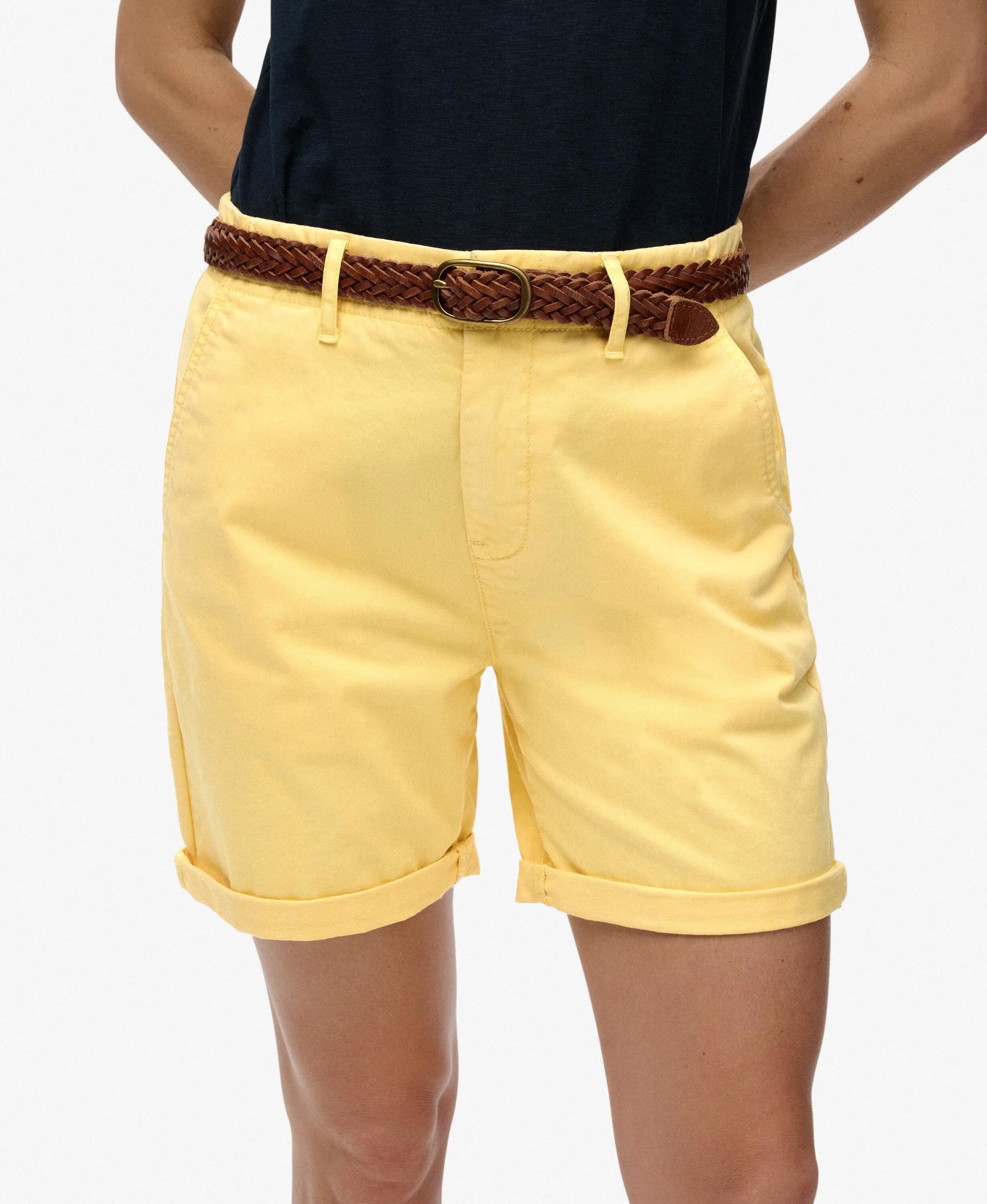 superdry Chino Shorts relax – 97% cotone, Golden Haze Yellow 3/7