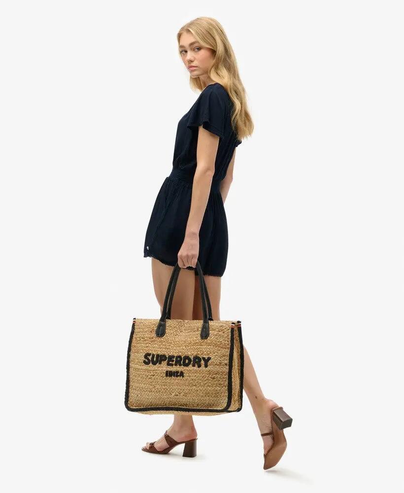 superdry Tuta corta Beach maniche corte in viscosa leggera – ECLIPSE NAVY 5/7