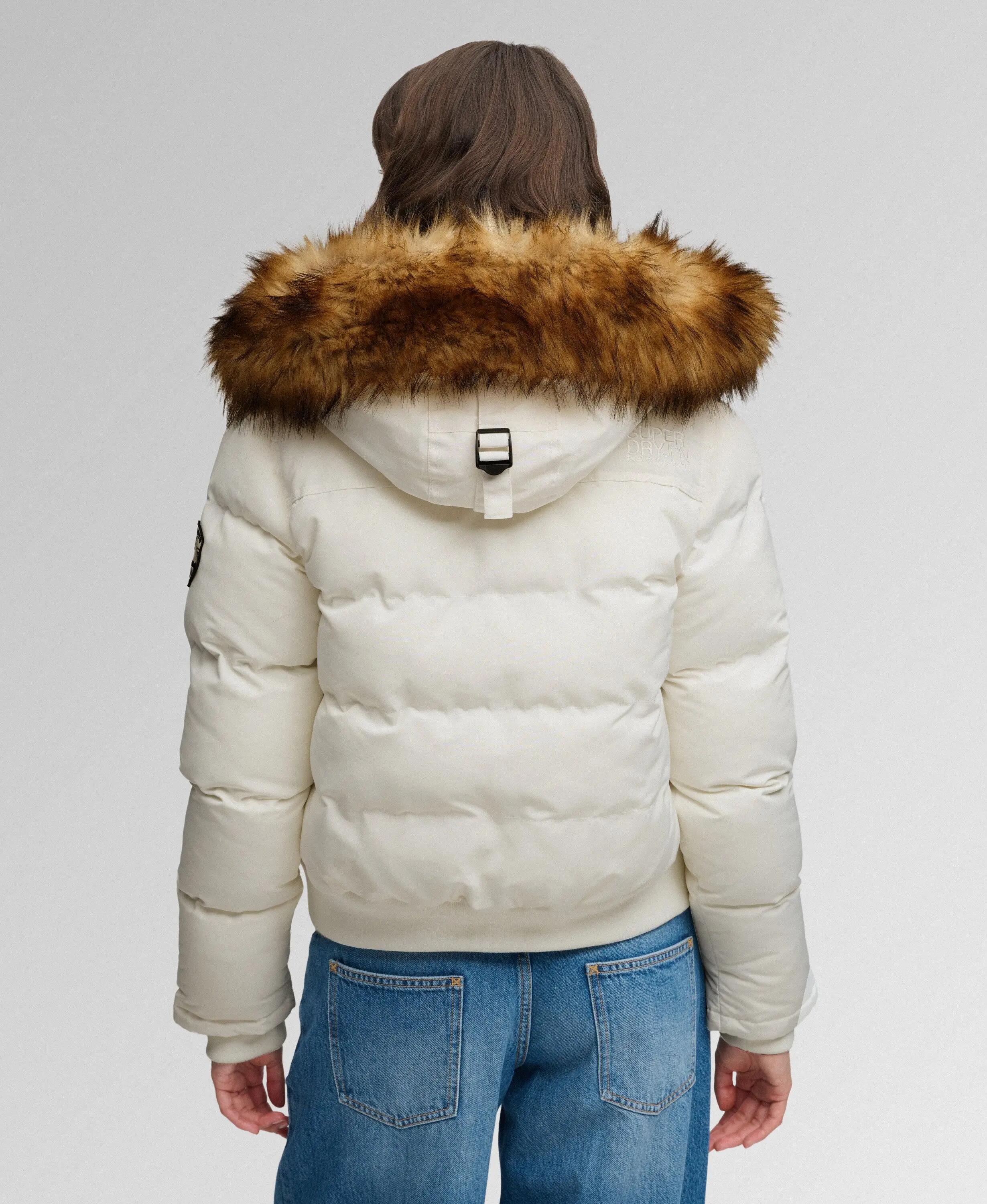 superdry Blusão Bomber Everest com Capuz e Pelo Sintético 6/7
