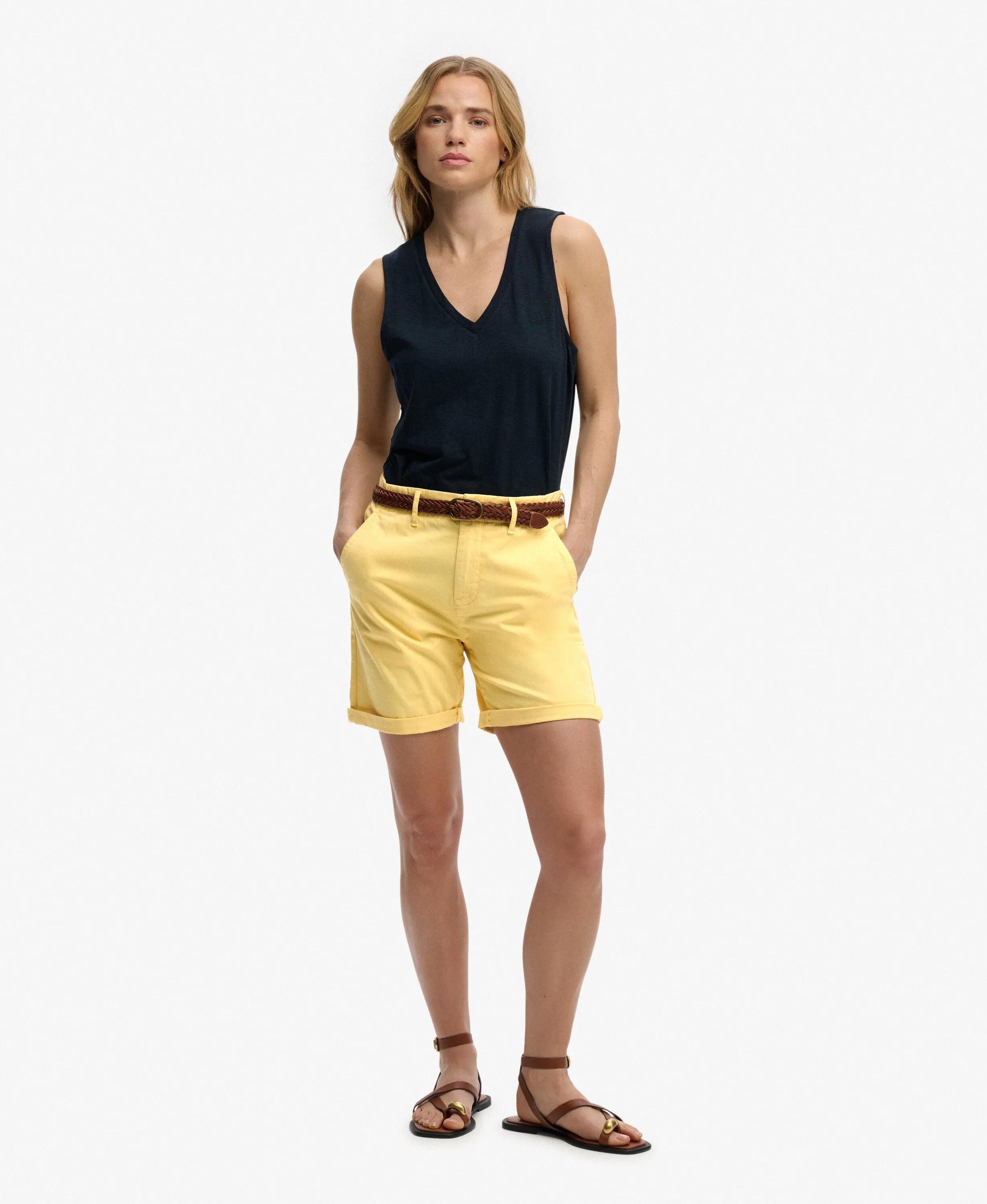 superdry Chino Shorts relax – 97% cotone, Golden Haze Yellow 2/7