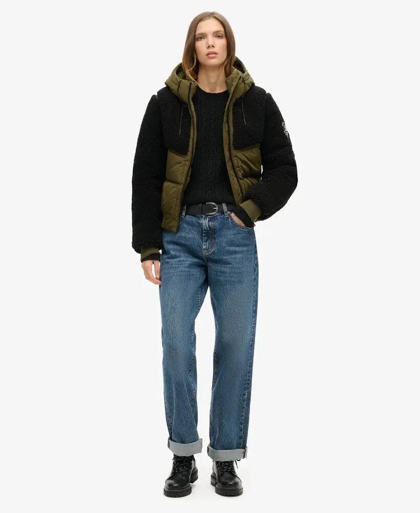 superdry Everest Bomber Hybrid Jacket – Bomber feminino em poliéster 2/7