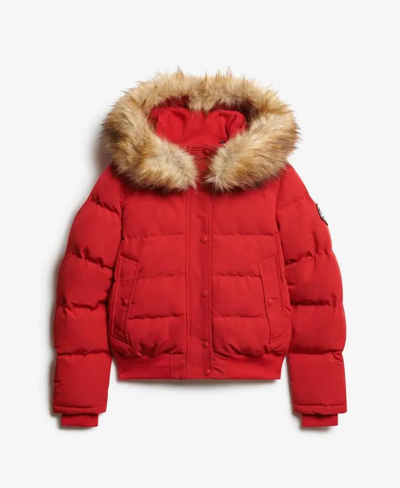 superdry Everest Kapuzen-Bomberjacke Slim Fit aus recyceltem Polyester 2/7