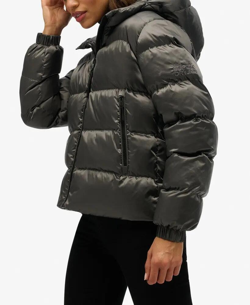 superdry Piumino Sportivo con Cappuccio - Slim e Idrorepellente 2/7