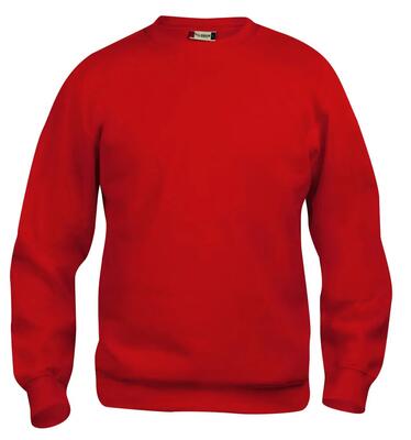 clique Basic Roundneck Junior felpa girocollo rossa