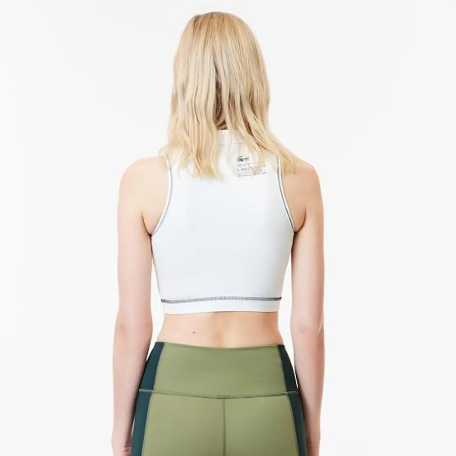 Débardeur ajusté sans manches Lacoste Sport Blanc 7/7