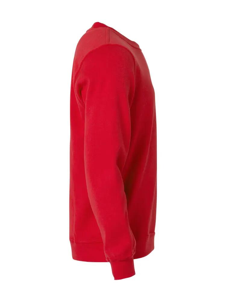 clique Basic Roundneck Junior felpa girocollo rossa 4/4