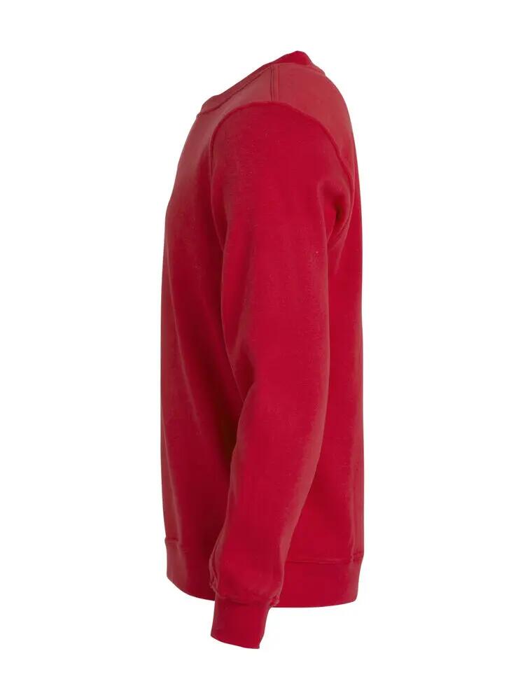 clique Basic Roundneck Junior felpa girocollo rossa 3/4