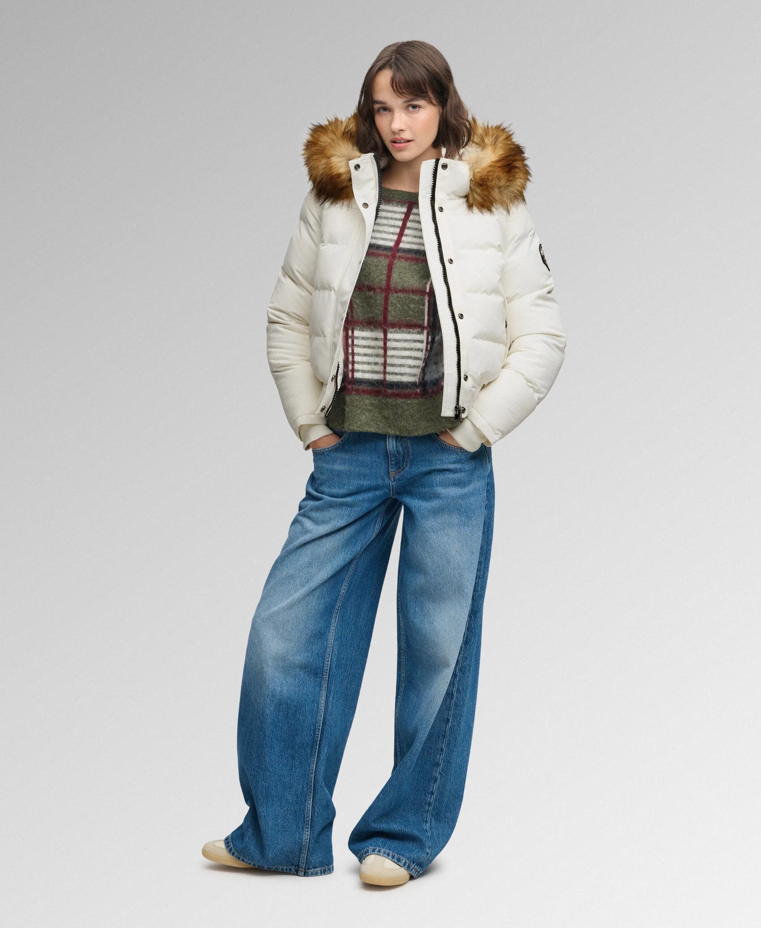 superdry Blusão Bomber Everest com Capuz e Pelo Sintético 3/7