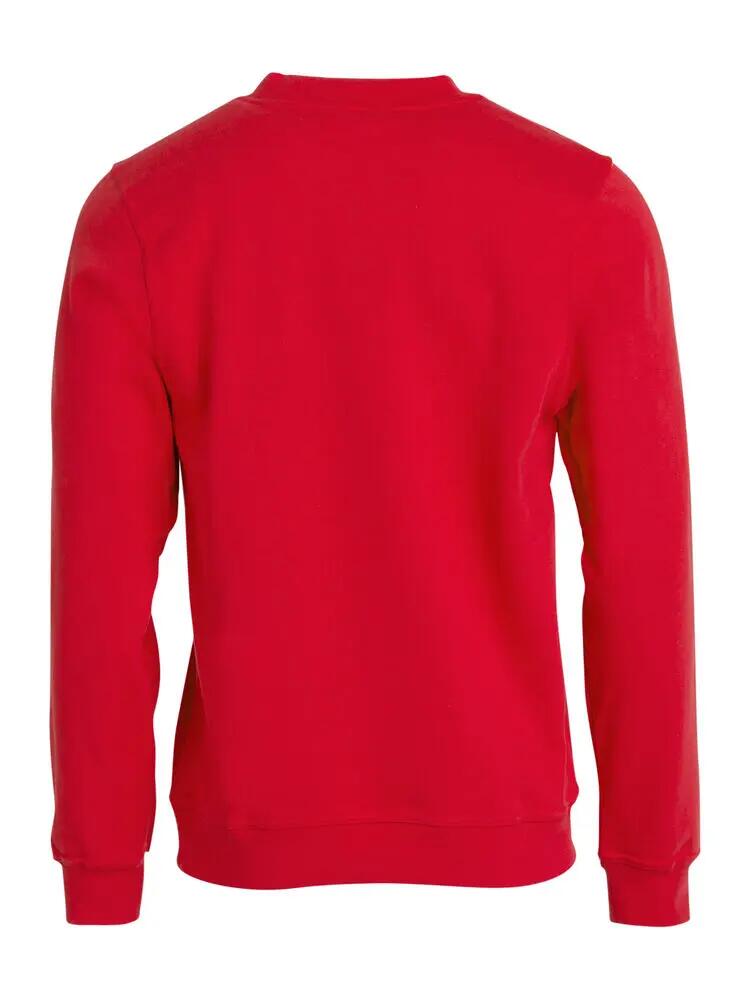 clique Basic Roundneck Junior felpa girocollo rossa 2/4