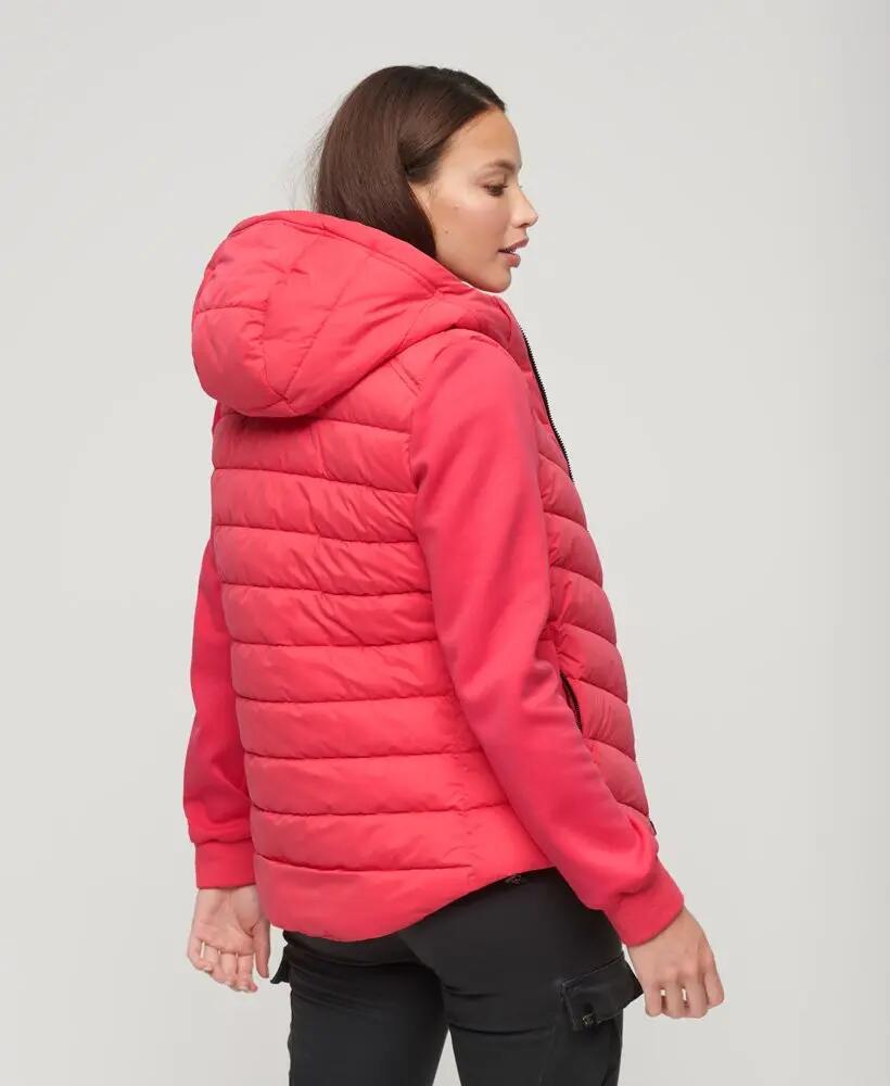 superdry Hooded Storm Hybrid Gewatteerde Jas Active Pink 2/6