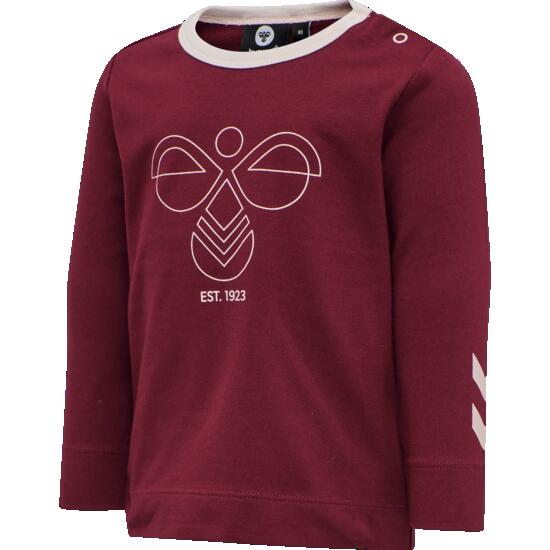 hummel T-shirt manches longues hmlHEAVENLY en coton extensible – CABERNET