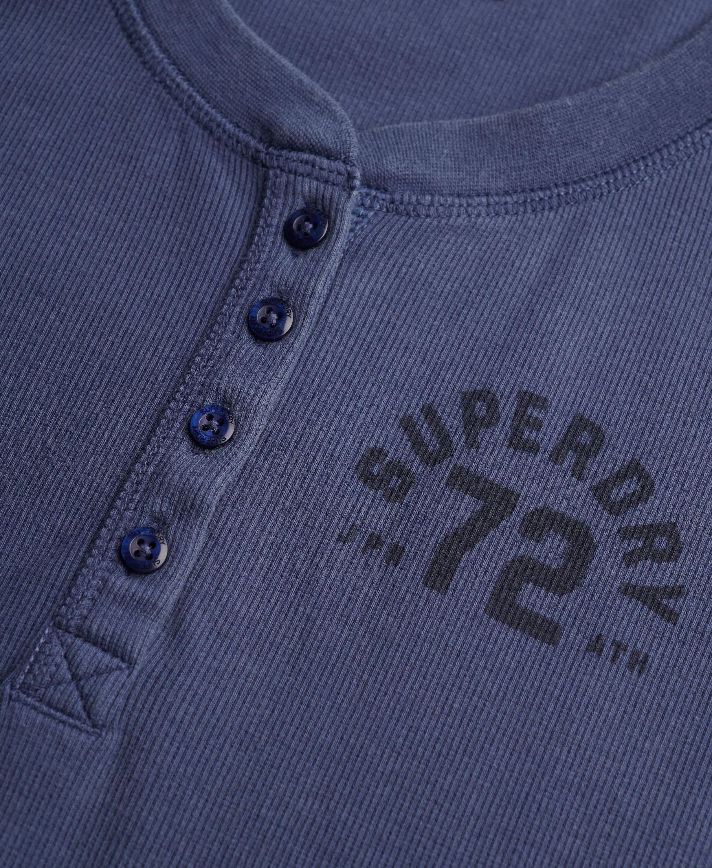 superdry Slim fit blouse met knopen lange mouw – Mariner Navy 6/7