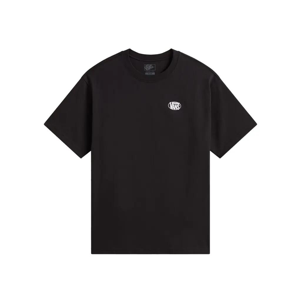 VN0010FEBLK1 OVAL LOGO LOOSE SS TEE 4/5