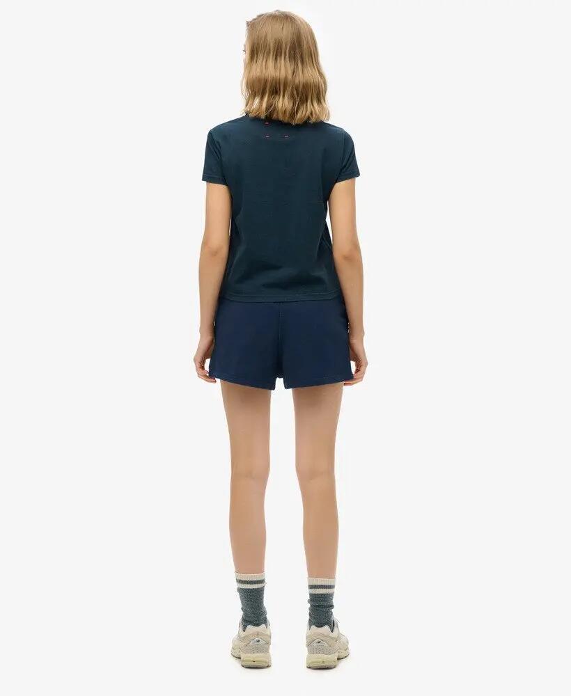 superdry Athletic Ess Graphic Short in cotone biologico – Richest Navy 5/7