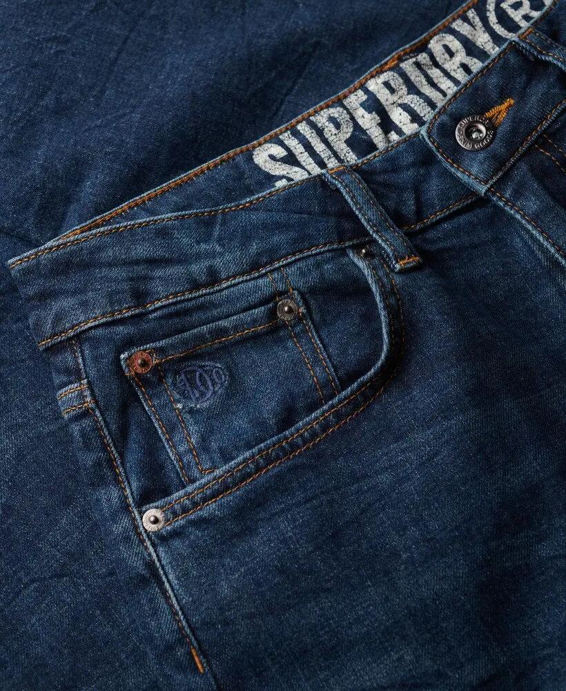 superdry Jeansy Vintage Slim Straight z organicznej bawełny 7/7