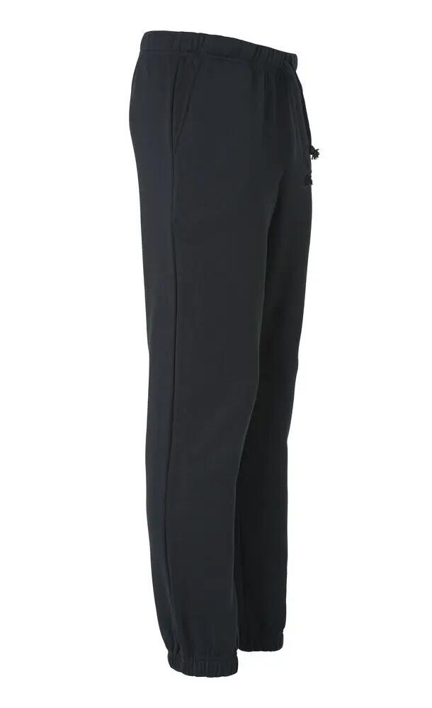 clique Basic Pants Junior — calças junior de felpa pretas com cordão 4/4