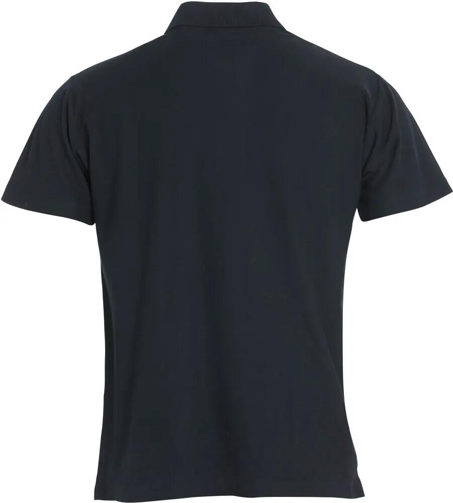 clique Basic Polo S/S Junior — polo preto para júnior, bom ajuste 2/4