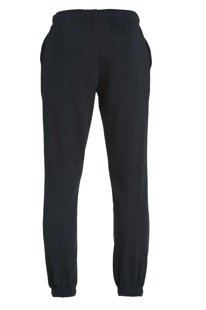 clique Basic Pants Junior — calças junior de felpa pretas com cordão 2/4