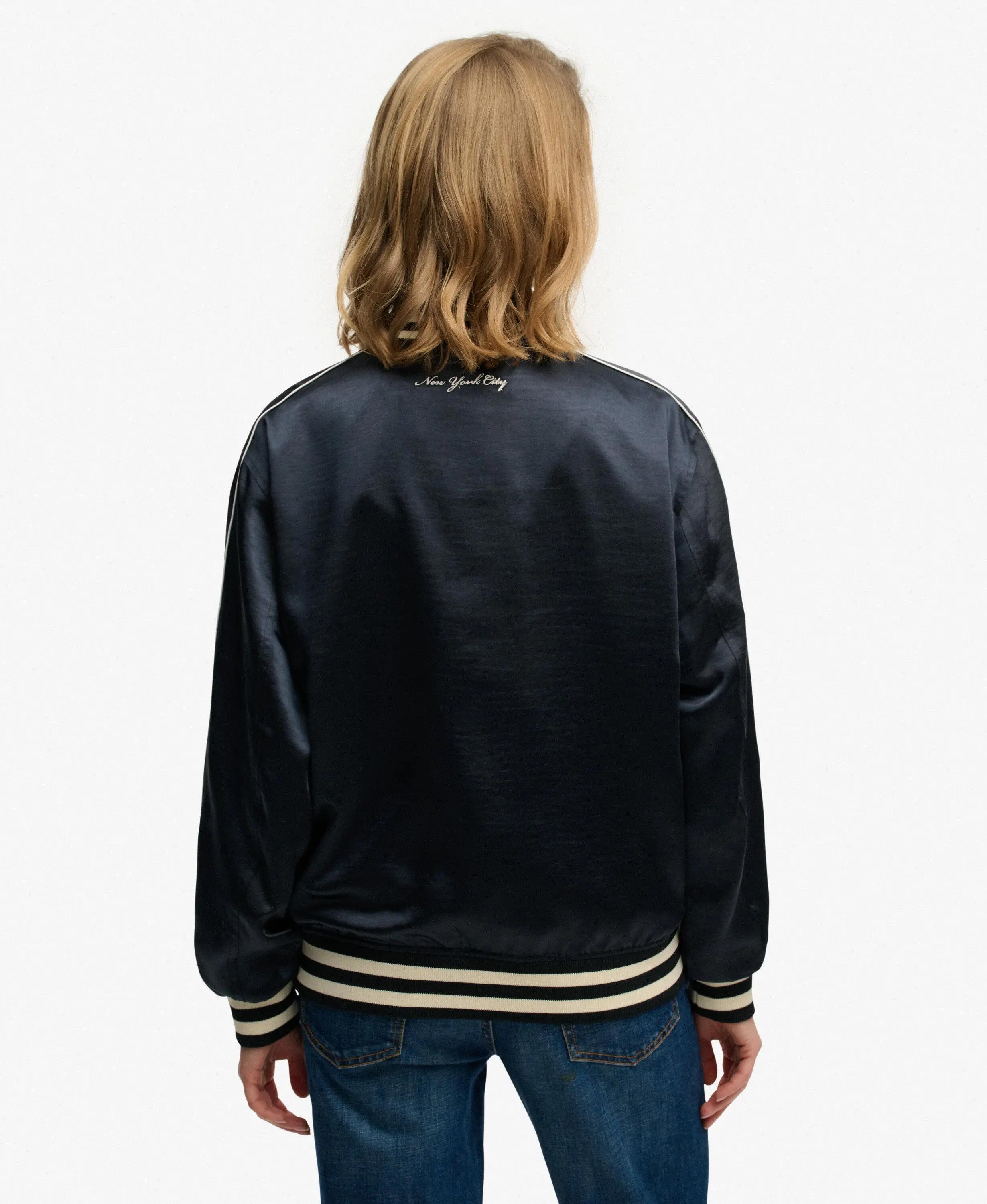 superdry Bomber Varsity Satin corte slim 6/7
