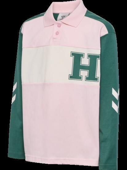 hummel Polo hmlROBIN JERSEY POLO L/S en coton bio BALLERINA