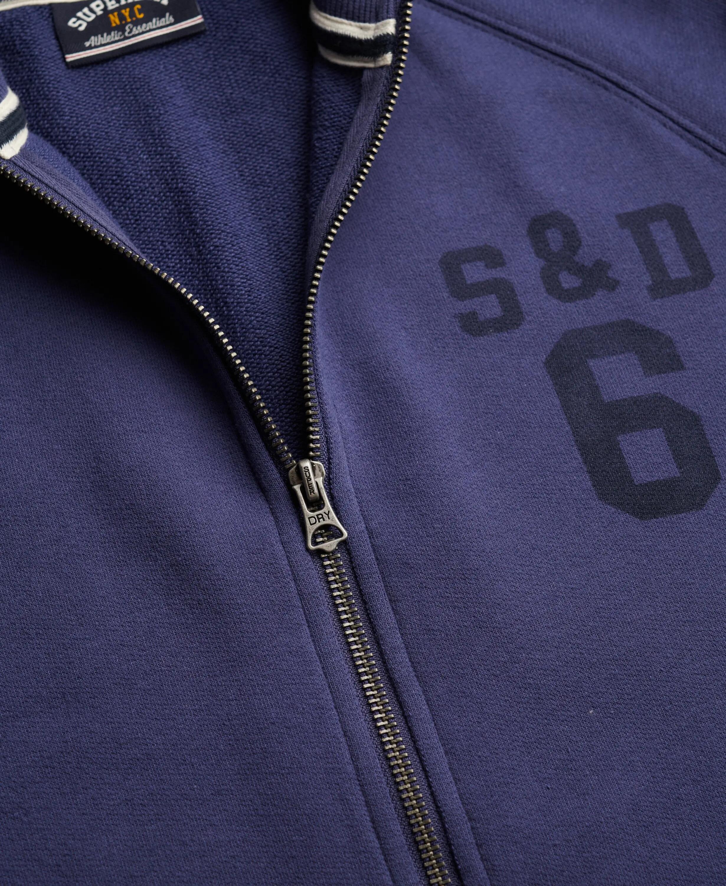 superdry Casaco desportivo com fecho Athletic Essentials — corte relaxed 6/7