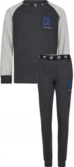 cr7 Kinder-Pyjama aus 100% Baumwolle in Schwarz