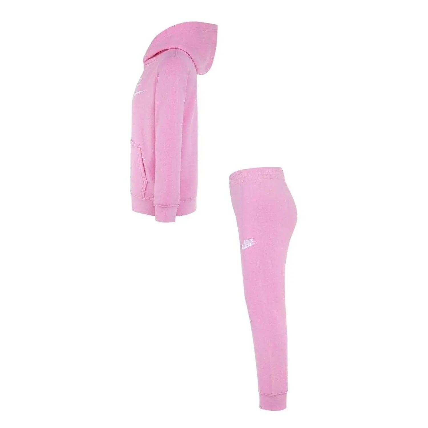 Tuta Pile Manica Lunga Set Ragazze Nike Rosa 3/3