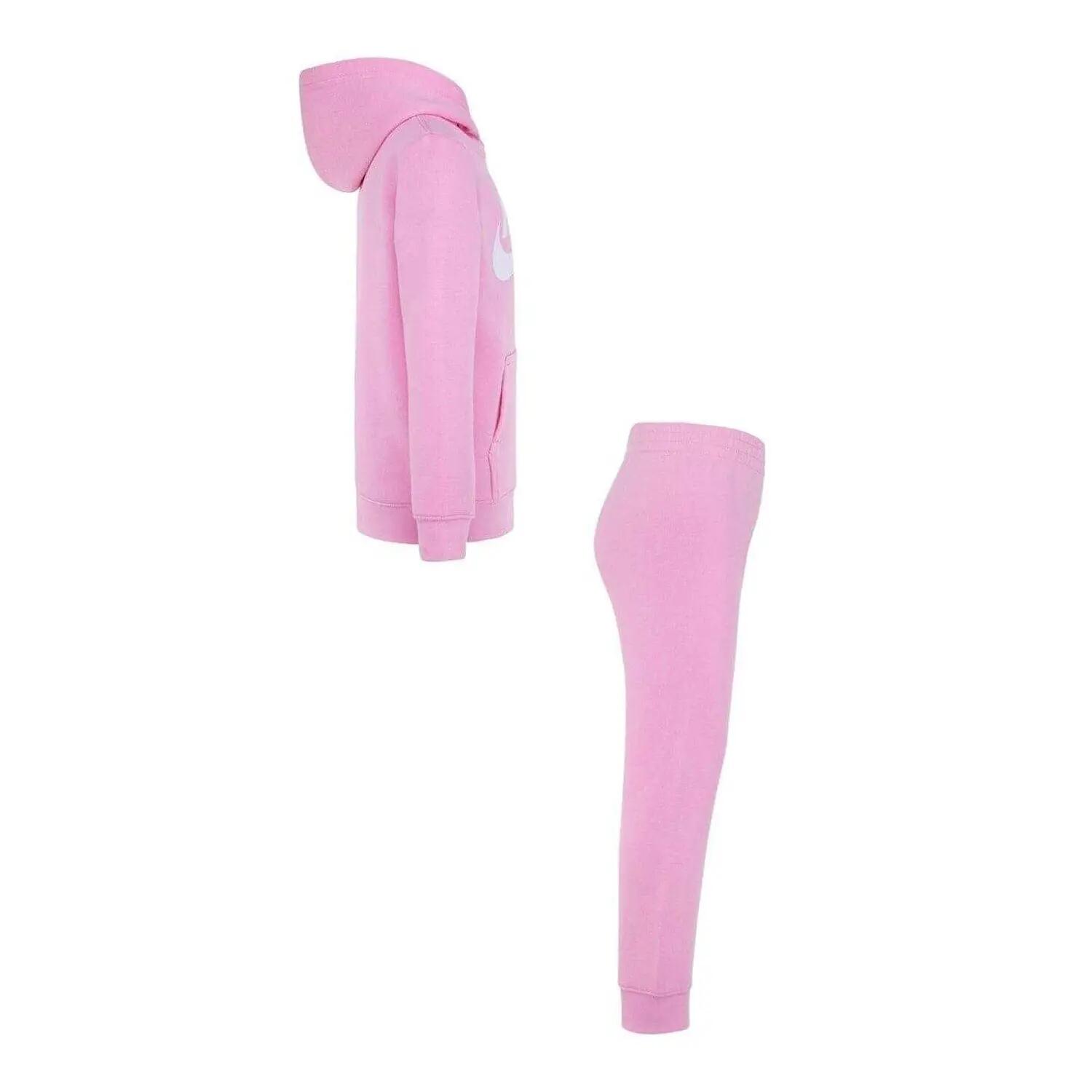 Tuta Pile Manica Lunga Set Ragazze Nike Rosa 2/3