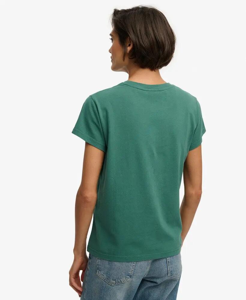 superdry T-shirt Luxe Casual Relaxed en coton biologique - coupe décontractée – 5/6