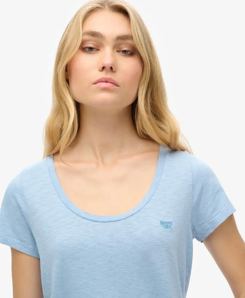 superdry Studios Scoop Neck T-shirt Forever Blue 3/7