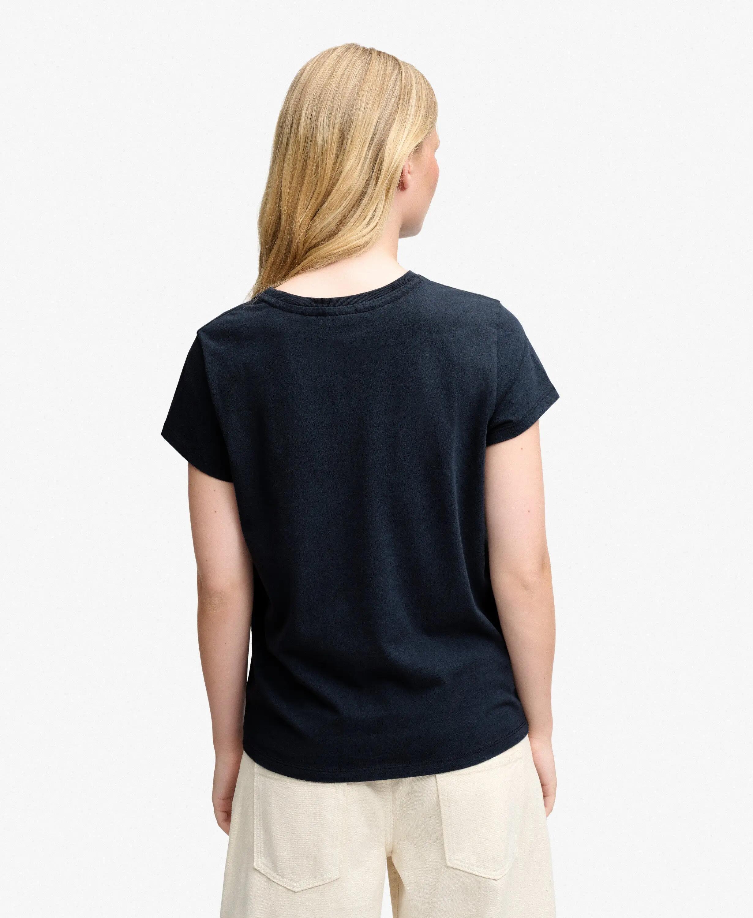 superdry T-shirt Luxe Casual Classic slim in cotone biologico 5/5