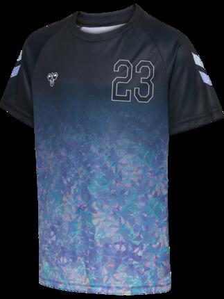 hummel T-shirt hmlSHIMMER manches courtes avec imprimé scintillant
