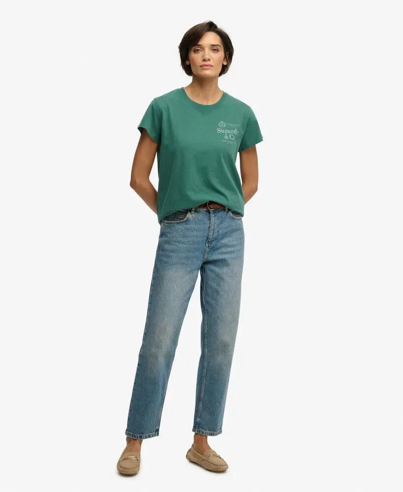 superdry T-shirt Luxe Casual Relaxed en coton biologique - coupe décontractée – 3/6
