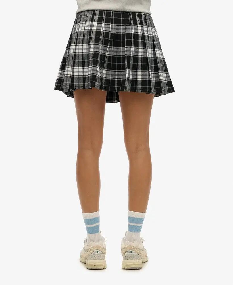 superdry Geruite Plissé Minirok 3/7