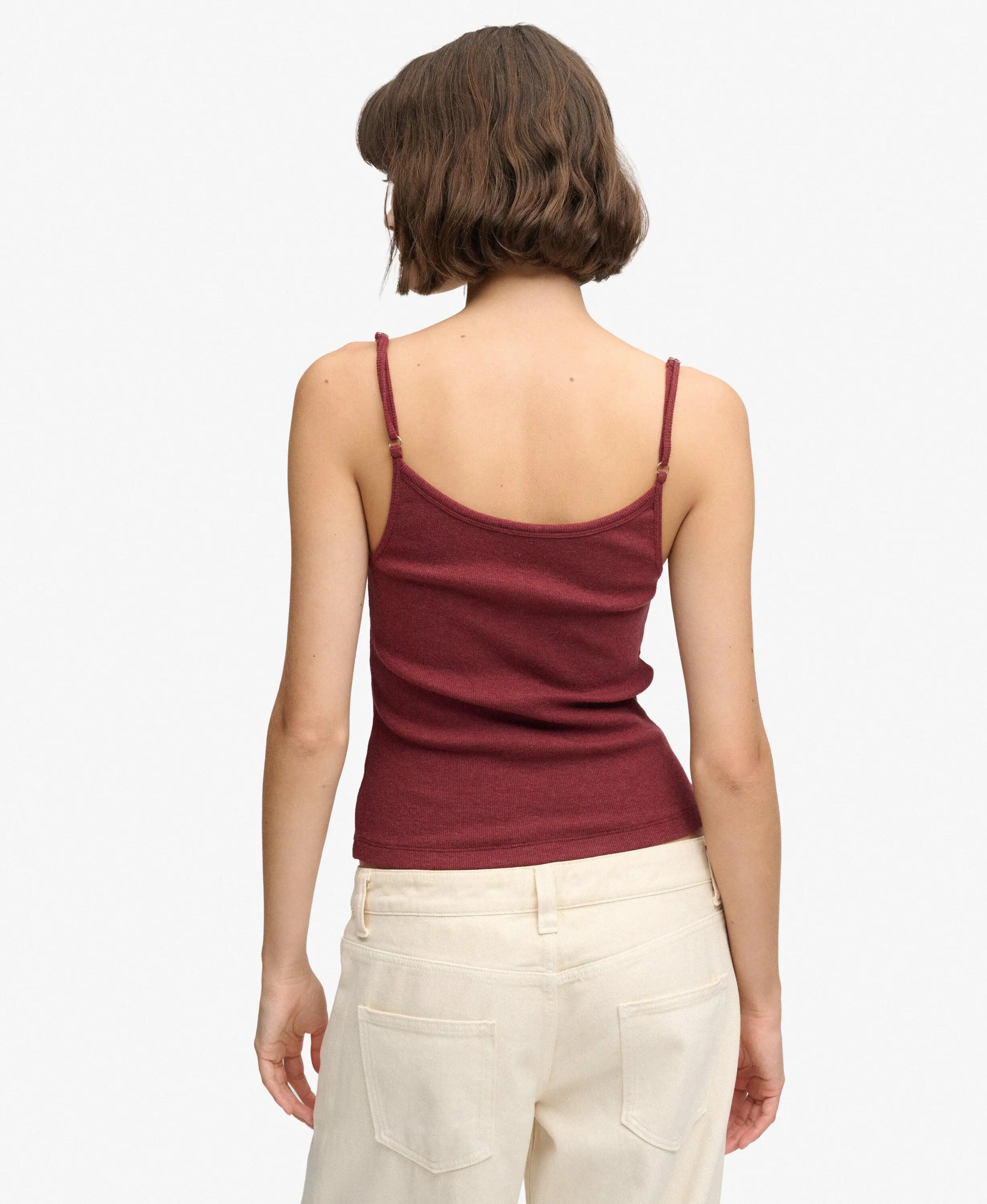 superdry Top Cami boutonné Athletic Essentials, coupe slim 5/5