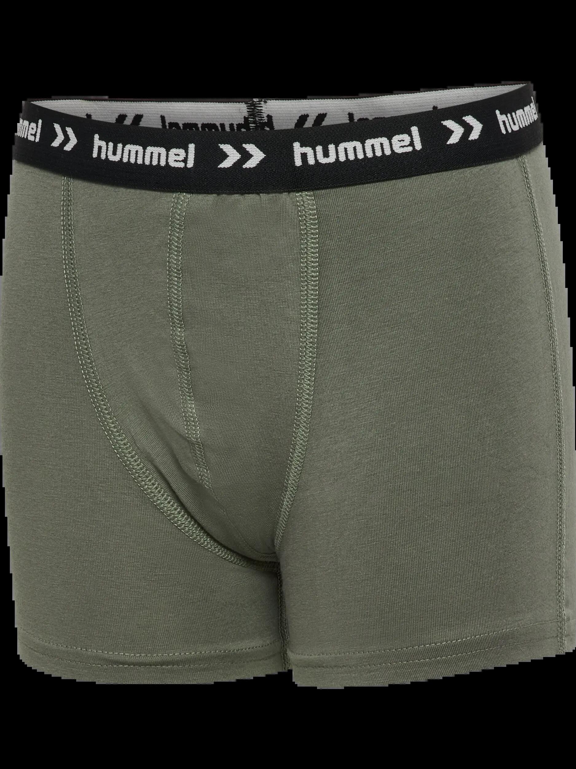 hummel hmlJR NALLE Boxers 3 pack in cotone biologico — vestibilità aderente 4/7