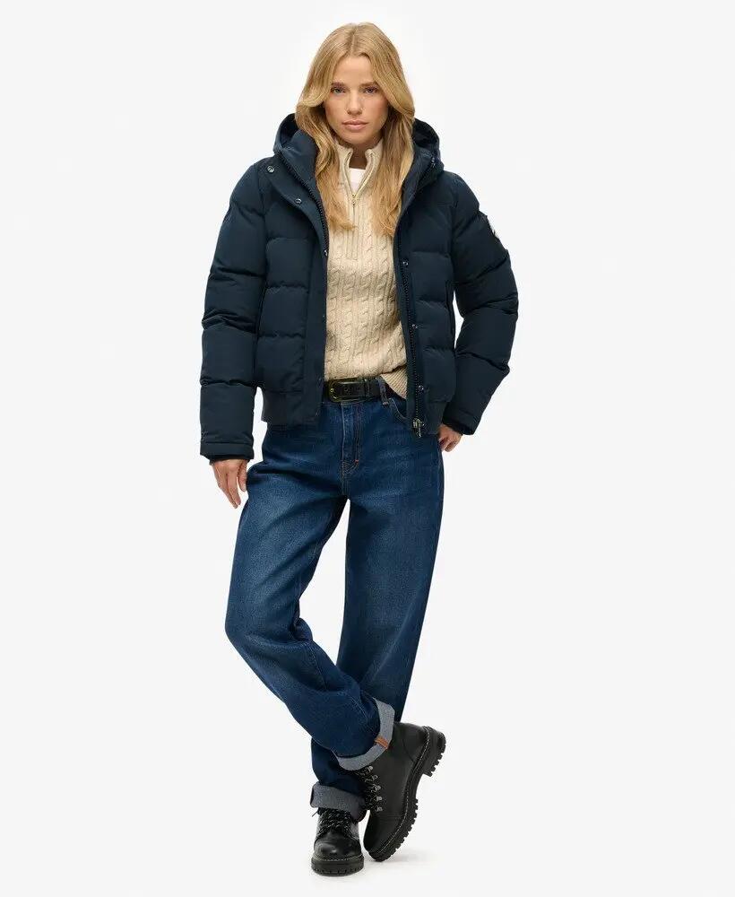 superdry Veste Bomber Everest – Slim, rembourrage recyclé – Blueberry Navy 4/7