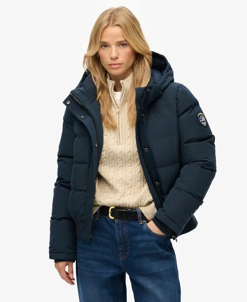 superdry Veste Bomber Everest – Slim, rembourrage recyclé – Blueberry Navy 3/7