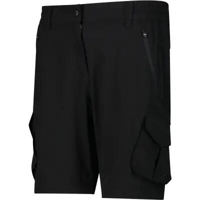 cmp Woman Zip Off Pant - zip staccabile, Nero U901 5/7