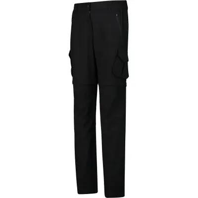 cmp Woman Zip Off Pant - zip staccabile, Nero U901 2/7