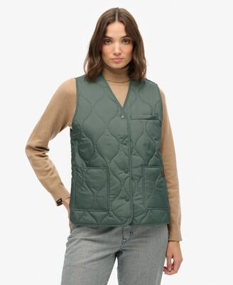 Superdry quilted lite liner gilet – licht gewatteerd gilet