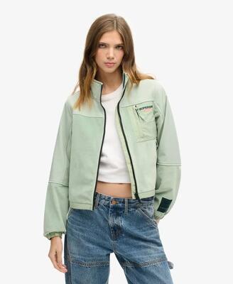 Superdry dames hybrid trekker jkt jas – sea green