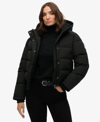 Superdry everest bomber jacket – slim bomber met gerecycled vulling en dwr