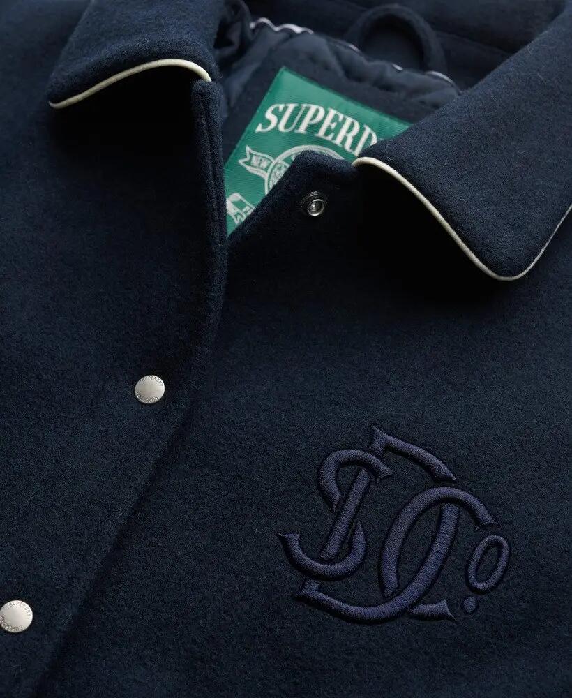 superdry Blusão bomber Country Club em mistura de lã 7/7