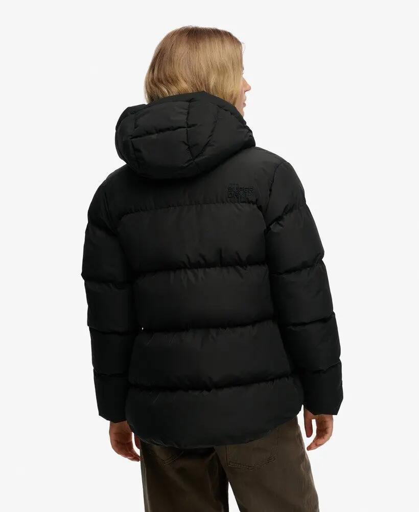 superdry Giacca imbottita mid‑length con cappuccio — 100% riciclato 6/7