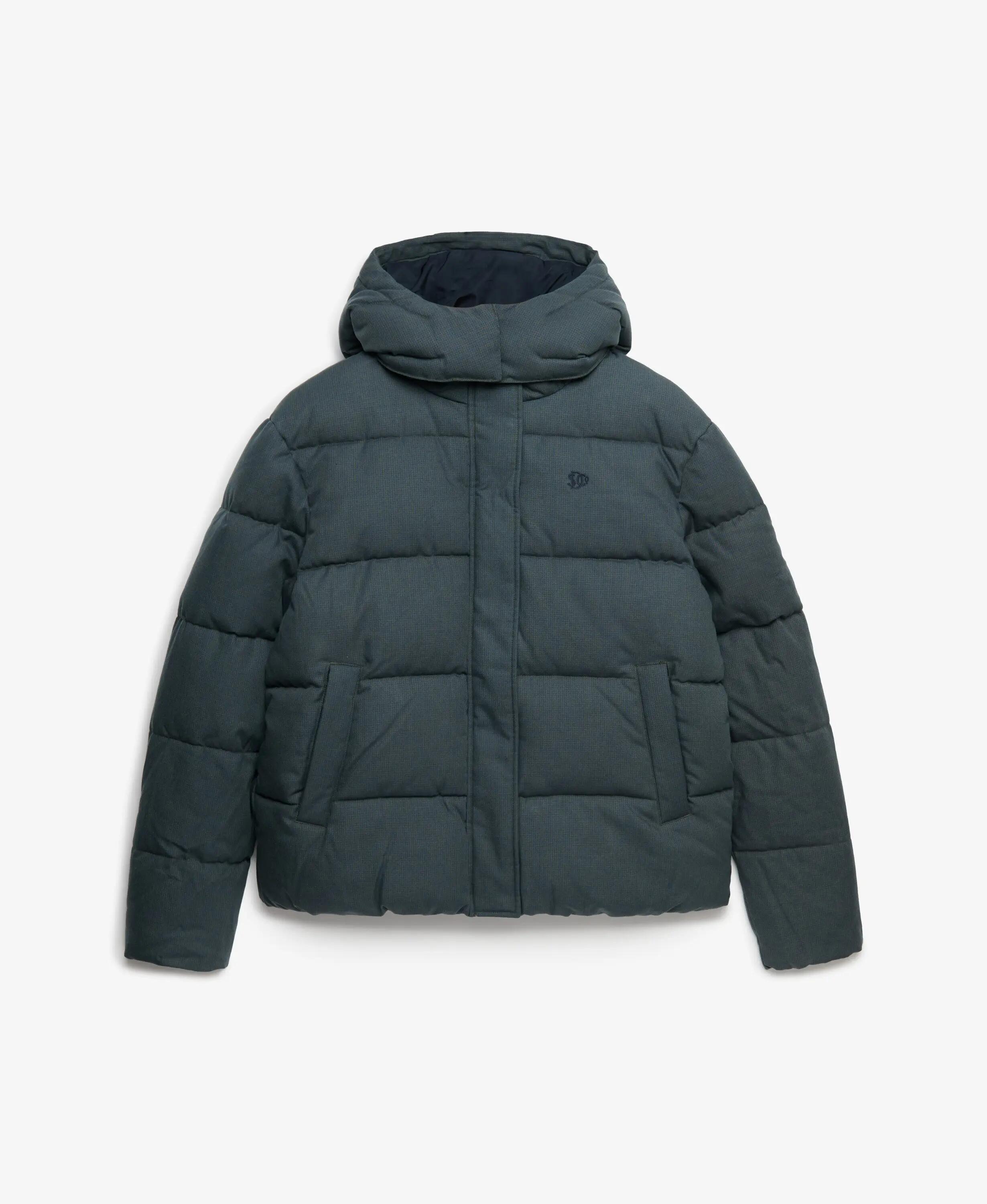 superdry Casaco Acolchoado Premium com Capuz aos Quadrados 7/7
