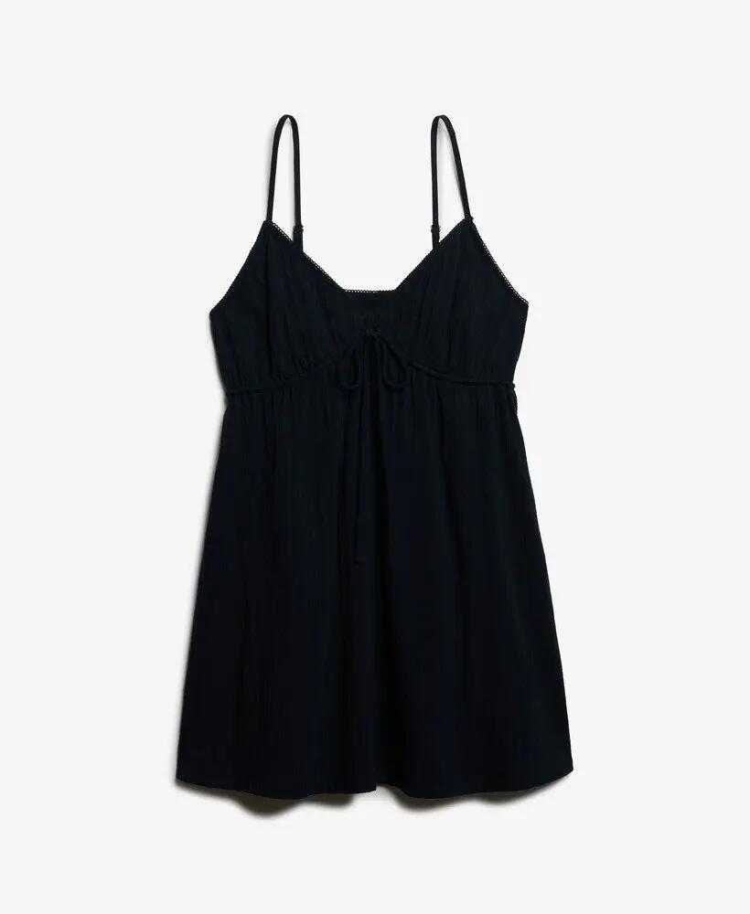 superdry Vestido curto cami tecido texturizado 7/7