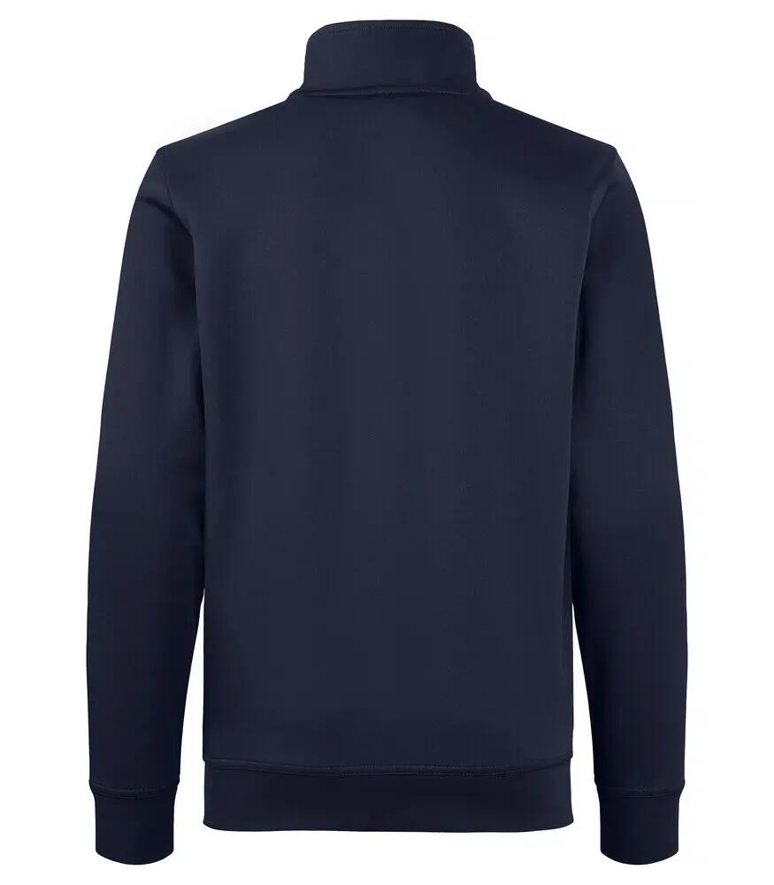 clique Basic Active Cardigan Junior em spun dyed poliéster — fecho total 2/4