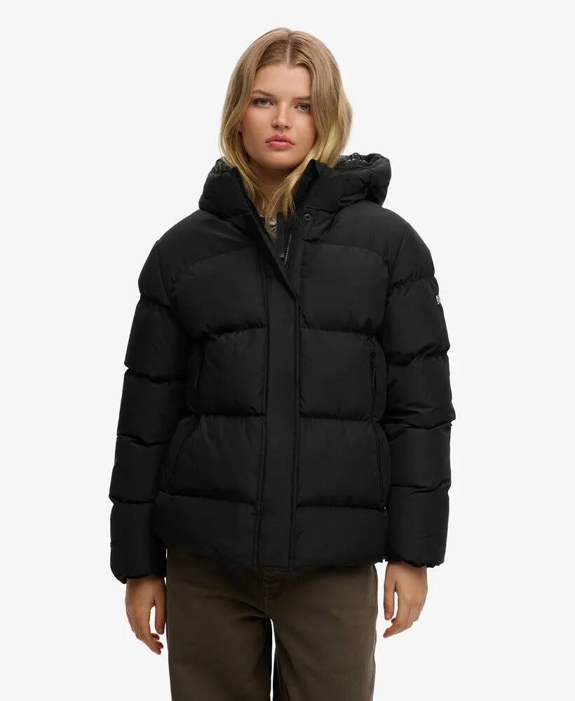 superdry Giacca imbottita mid‑length con cappuccio — 100% riciclato 5/7