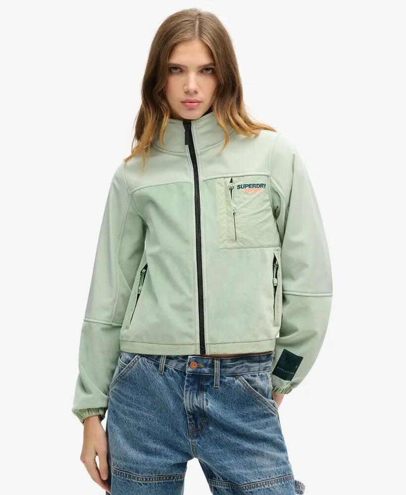 superdry Hybrid Trekker Jkt damska w kolorze SEA GREEN 4/7